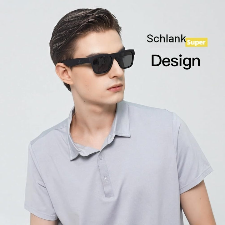 OhO sunshine wasserdichte Audio Sonnenbrille, Bluetooth Kopfhörer Sonnenbrille zum Hören von Musik u