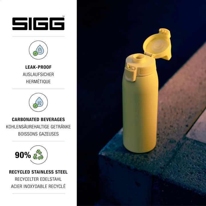 SIGG - Edelstahl Trinkflasche - Shield ONE - Für Kohlensäurehaltige Getränke Geeignet - Auslaufsiche