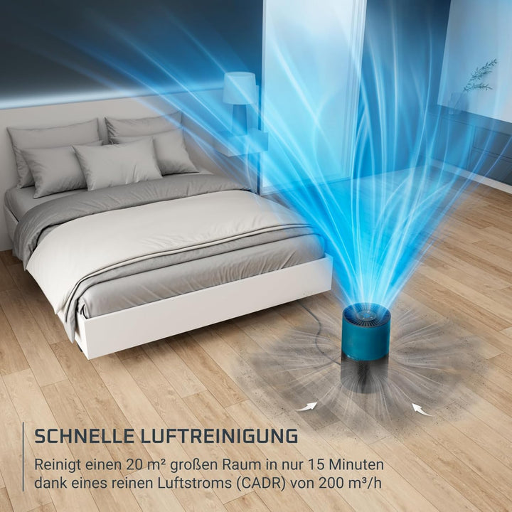 Rowenta Pure Air Compact Luftreiniger, für Zuhause, hocheffiziente Luftreinigung, bis 52 m², 3-in-1