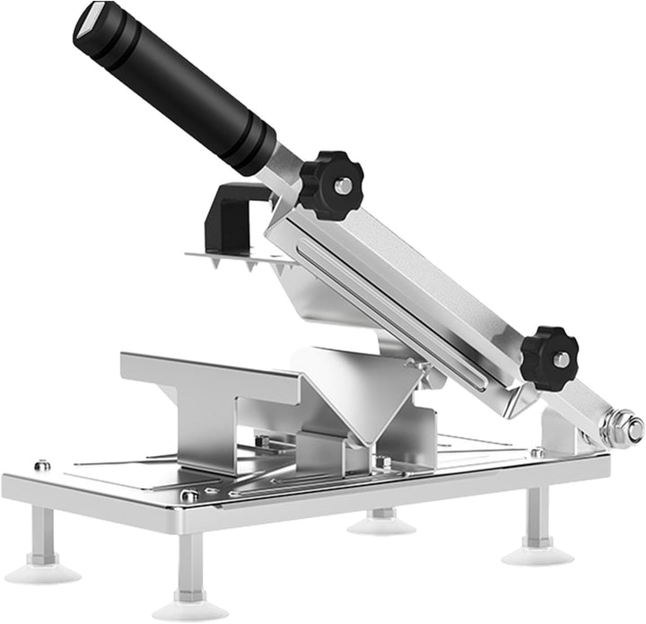 Manuelle Fleischschneidemaschine,Edelstahl Küchenhand Fleischschneider - Gefrorene Fleischschneidema