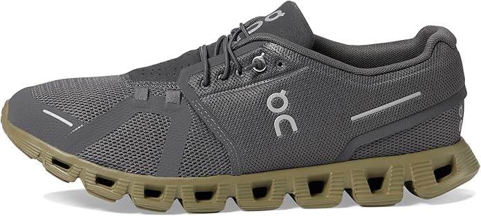 On Men's Cloud 5 Sneakers 41 EU Grau Grün, 41 EU Grau Grün
