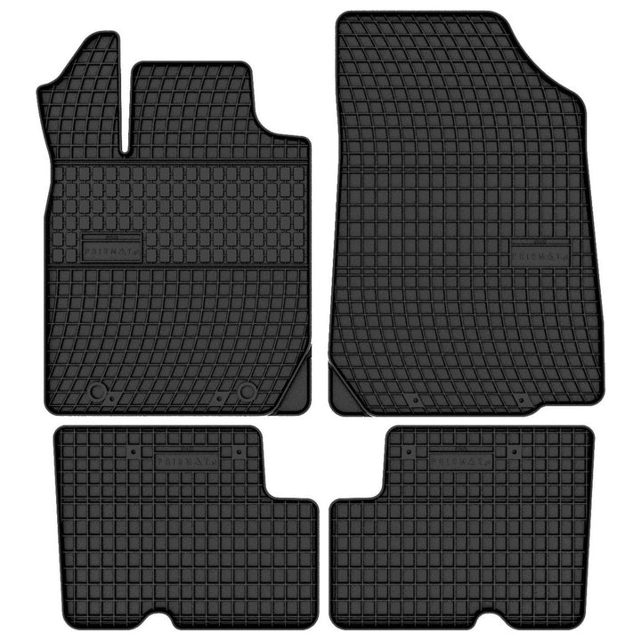 Prismat Gummimatten Gummi Fussmatten Satz für Dacia Sandero 1 (2007-2012) - Passgenau