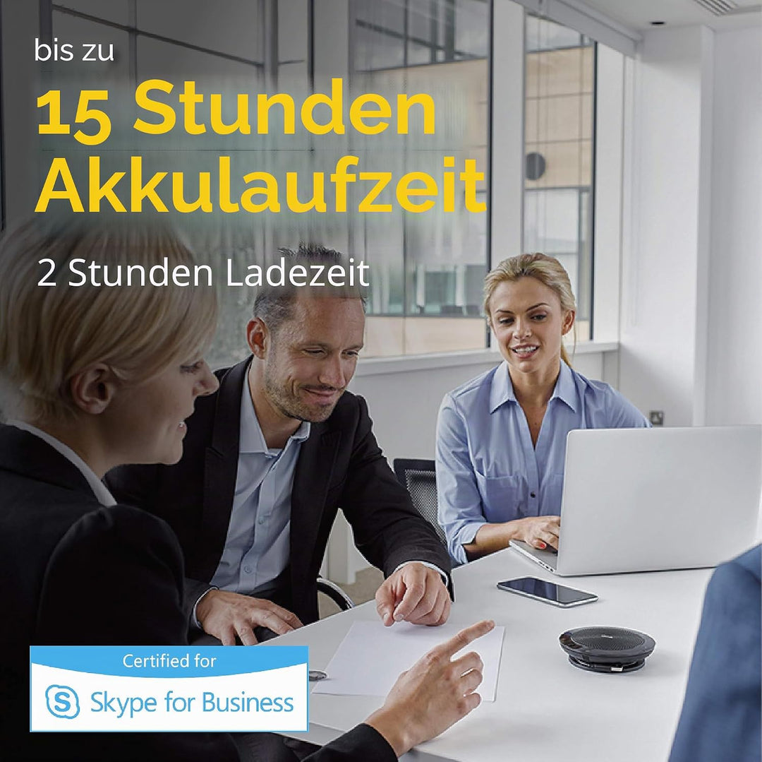 GN Netcom 7510-309 Jabra Speak 510+UC Freisprecheinrichtung (V 3.0 Bluetooth, 3,5mm Klinkenstecker,