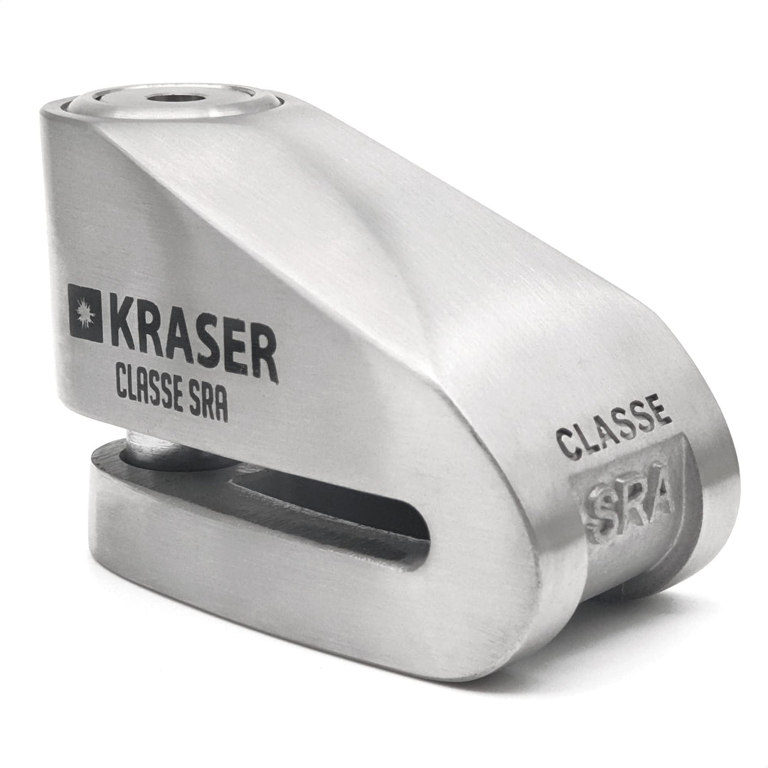 KRASER KR114S Bremsscheibenschloss mit SRA Zulassung, Motorrad Diebstahlsicherung, 14mm Doppelversch
