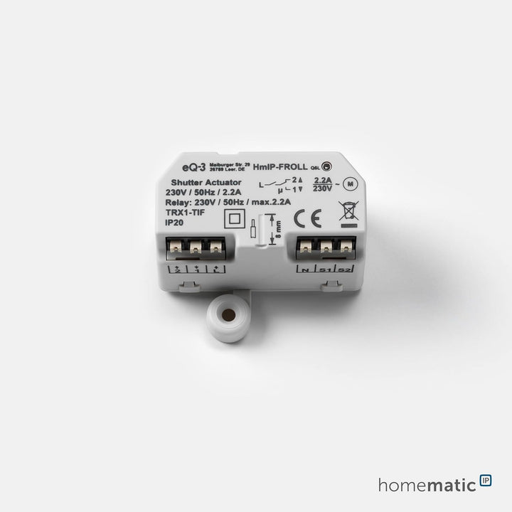 Homematic IP Access Point 2 + 5x Rollladenaktor – Unterputz, Smart Home, Digitale Steuerung für 5 Ro