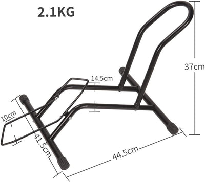 2x Ikodm Fahrradständer Boden 16 bis 29 Zoll, Freistehender Geeignet für alle Vorderrad oder Hinterr