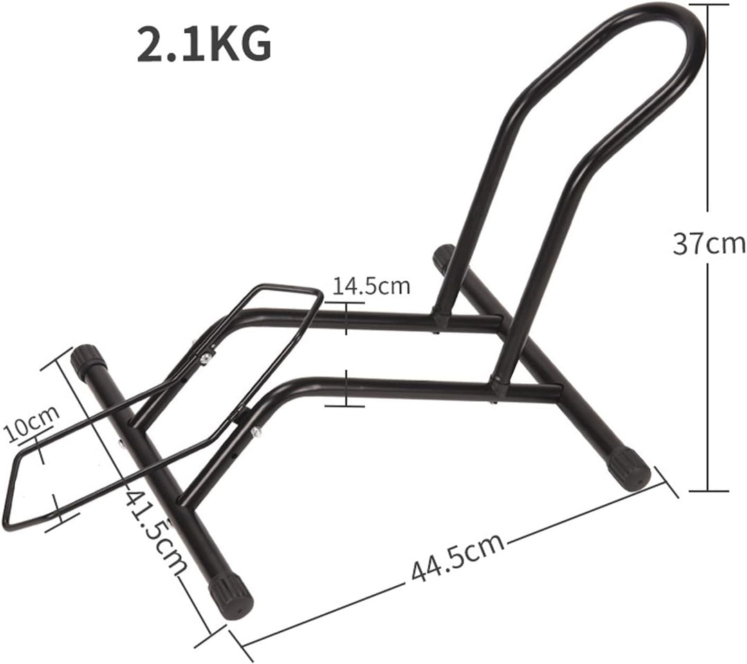 Herrselsam 2 Stücke Fahrradständer Boden, Freistehender Fahrradständer 16 bis 29 Zoll, Freistehender