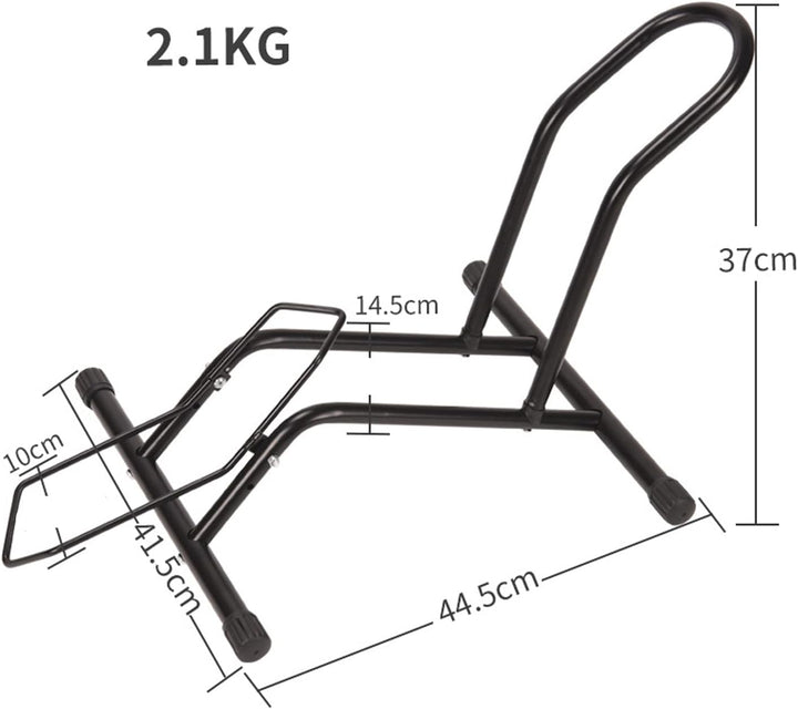 Herrselsam 2 Stücke Fahrradständer Boden, Freistehender Fahrradständer 16 bis 29 Zoll, Freistehender