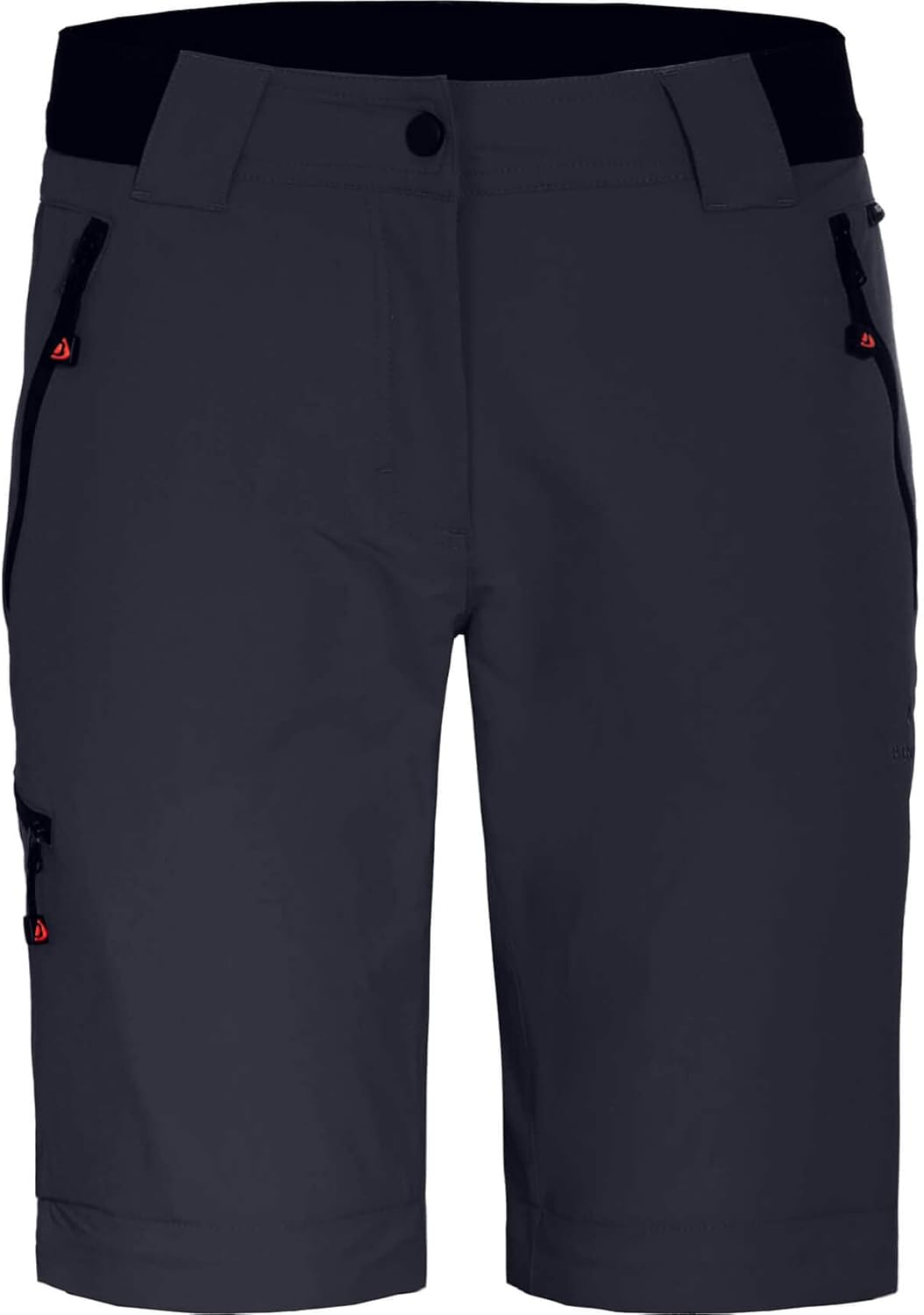 Bergson VIDAA Comfort Zipp Off (Slim) | Damen Wanderhose - schmaler Schnitt - Bermuda Zipp Off - lei