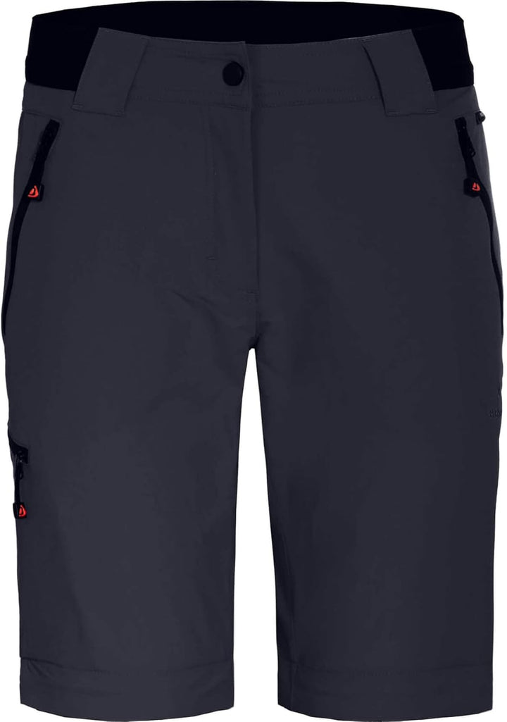 Bergson VIDAA Comfort Zipp Off (Slim) | Damen Wanderhose - schmaler Schnitt - Bermuda Zipp Off - lei