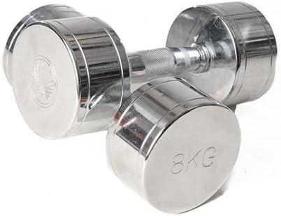 Oliver – Chrom Kurzhanteln Set 2x 10kg – Hantelset für Männer & Frauen – verschiedene Gewichte von 1