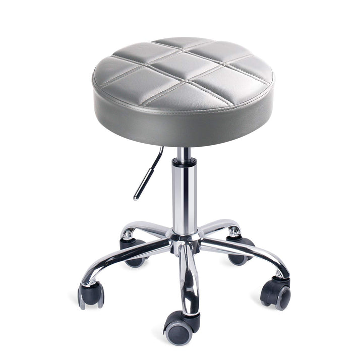 Leader Accessories Drehhocker höhenverstellbar Rollhocker Funktionaler Arbeitshocker Studiohocker im