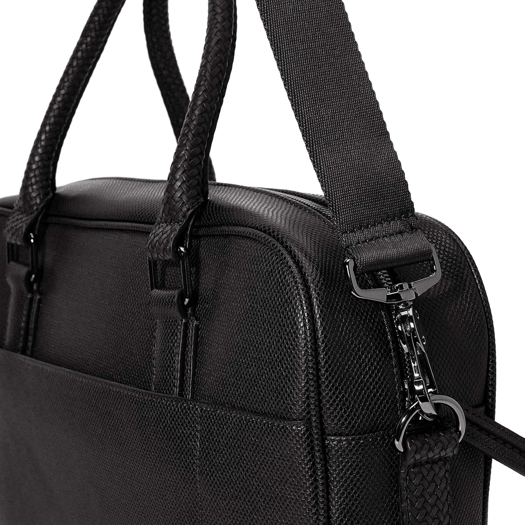Ted Baker Herren Grad Dokumententasche Schwarz, Schwarz