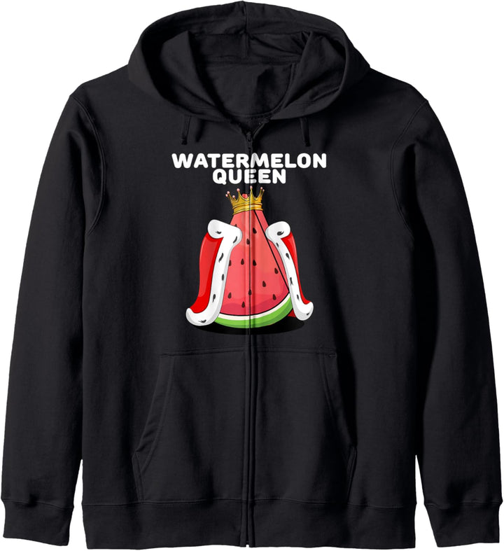 Watermelon Queen | Damen Wassermelone Lover Shirt Wassermelone Kapuzenjacke