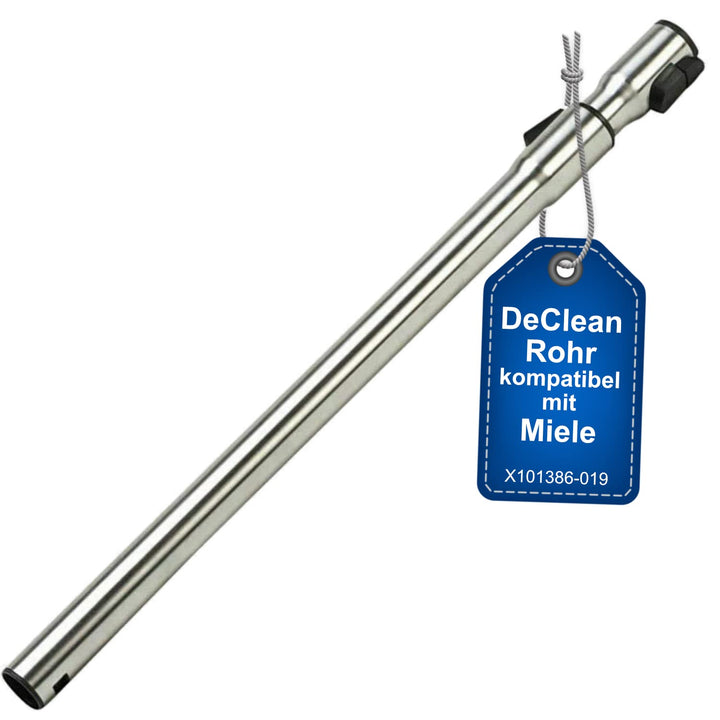 DeClean Staubsaugerrohr kompatibel mit Miele Staubsauger Complete C1, Classic C1 Rohr Complete C1 Ta