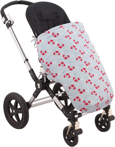 JYOKO KIDS Universal Baby Fusssack Kinderwagen, Extra Weicher Fleece für den Winter (CRABBY, Fleece