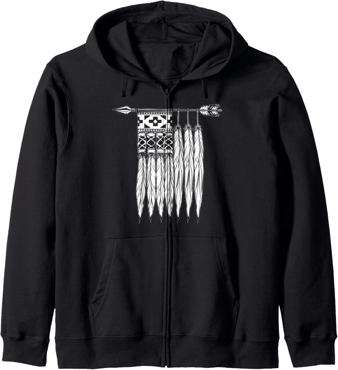 Native American Arrow Feathers Men Women Kapuzenjacke