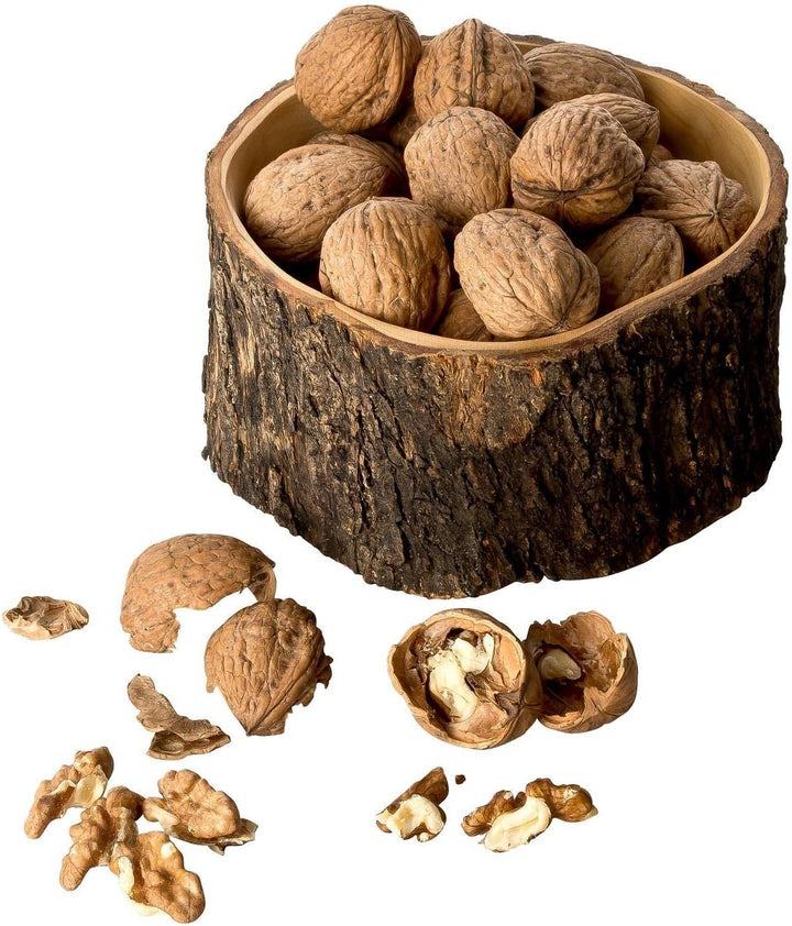 MaMeMi Nussschale aus Olivenholz/Dekoschale/Snackschale/Obstschale