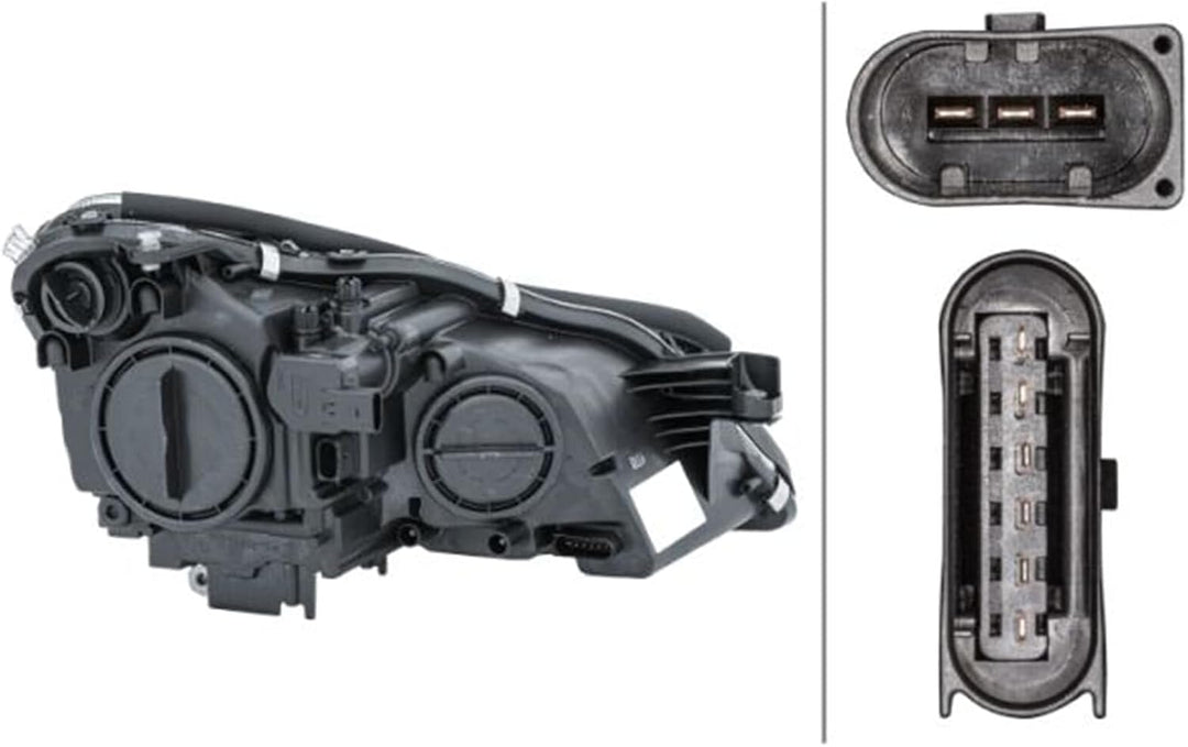 HELLA 1EL 008 821-011 Halogen-Hauptscheinwerfer - links - für u.a. Mercedes-Benz Cls (C219) Links (F