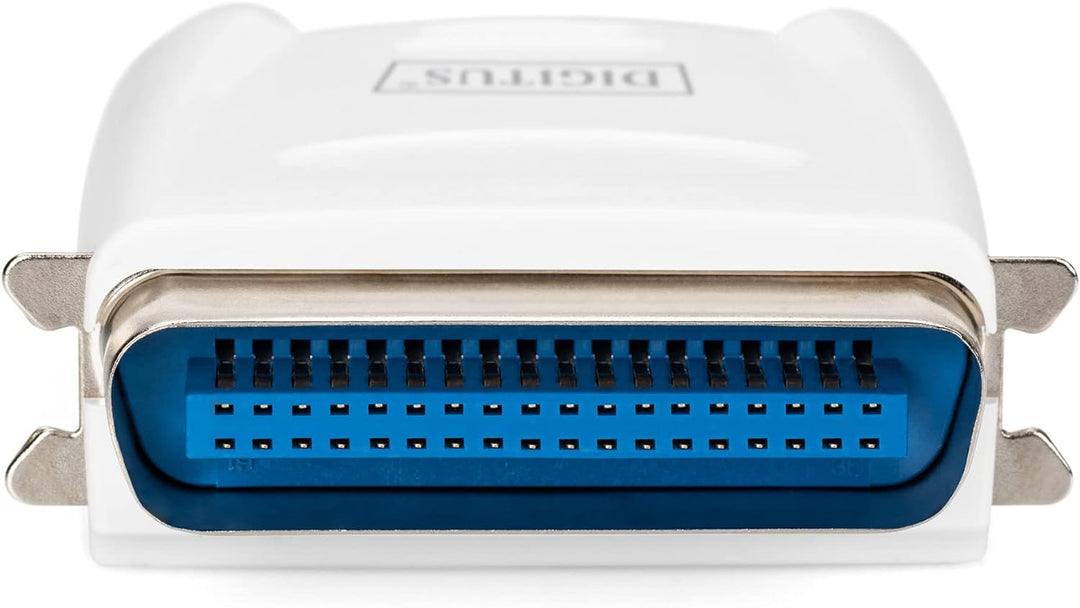 DIGITUS Fast Ethernet Printserver mit Parallel-Port, 1x RJ45, 1x DB-36-pin male, Drucker Server, DHC