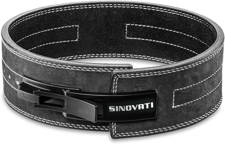 SINOVATI Premium Gewichthebergürtel KDK Gürtel aus Rindsleder mit Schnalle, Weightlifting Lever Belt
