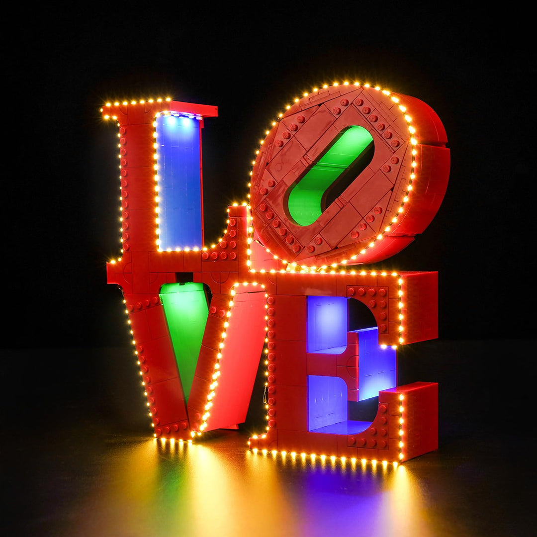 BrickBling Licht-Kit Kompatibel mit Lego Love 31214 (Kein Modell), Led Beleuchtungs Set Compatible w