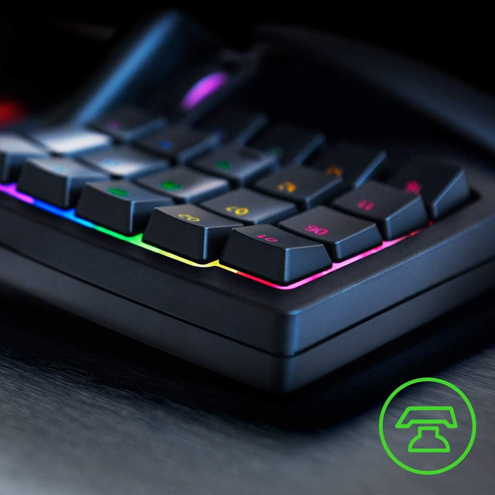Razer Naga V2 HyperSpeed - Ergonomische Kabellose MMO Gaming Maus & Tartarus V2 - Gaming Keypad