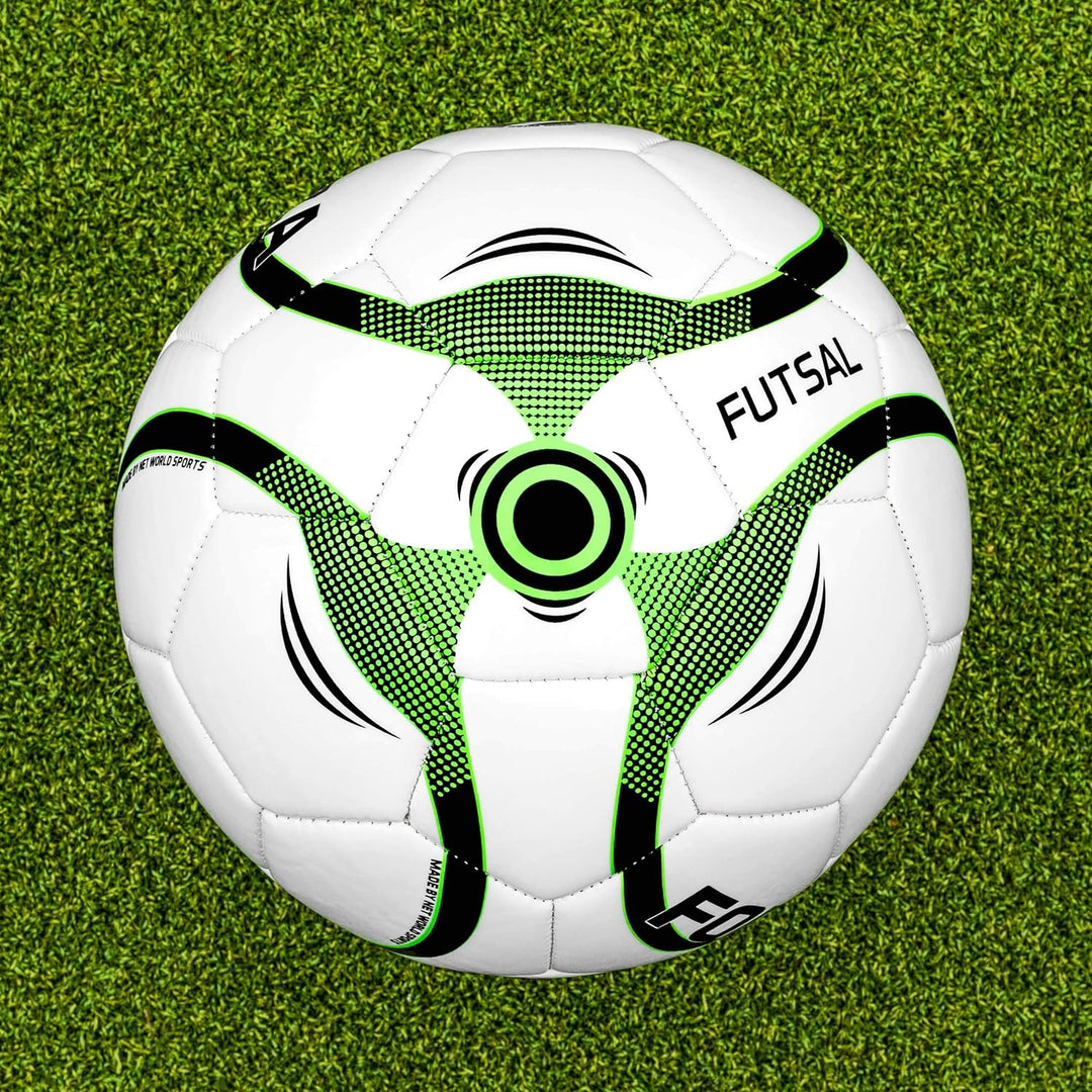 FORZA Futsal Fussball Bälle - Grösse 3 oder 4 Futsal Bälle für Turniere und Praxis 3 Stück Grösse 3,