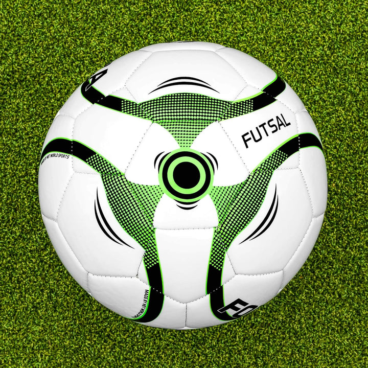 FORZA Futsal Fussball Bälle - Grösse 3 oder 4 Futsal Bälle für Turniere und Praxis 3 Stück Grösse 3,
