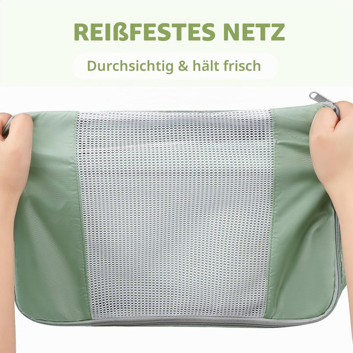 BAGAIL 8er-Set Packwürfel in verschiedenen Grössen Packorganizer für Reisezubehör Handgepäckkoffer –