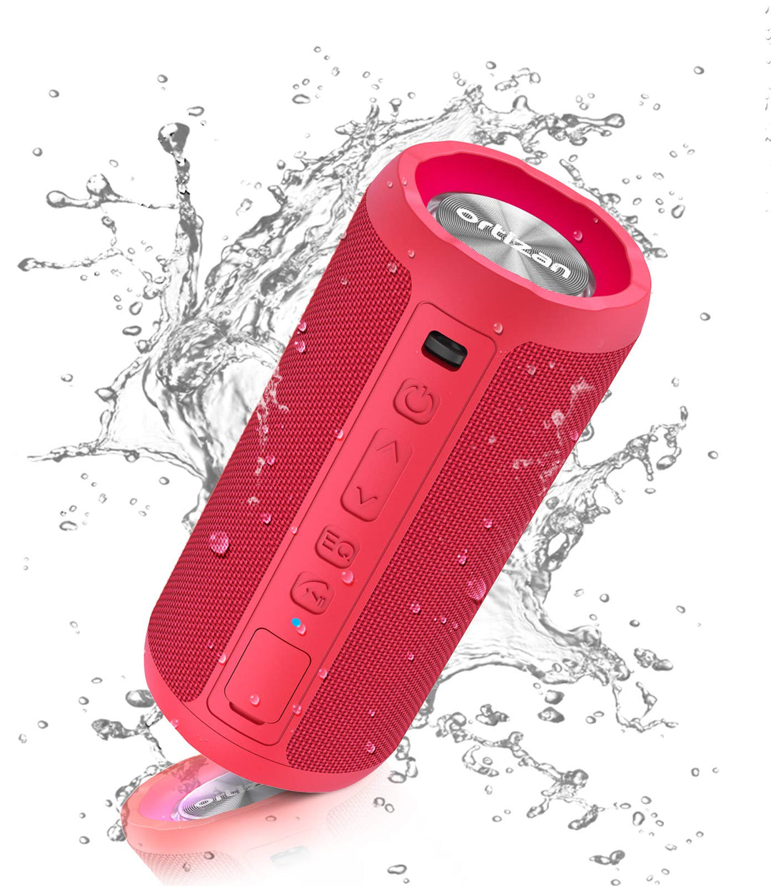 Ortizan Bluetooth Lautsprecher mit Licht, Musikbox Tragbarer Bluetooth Box mit IPX7 wasserdicht, Dua
