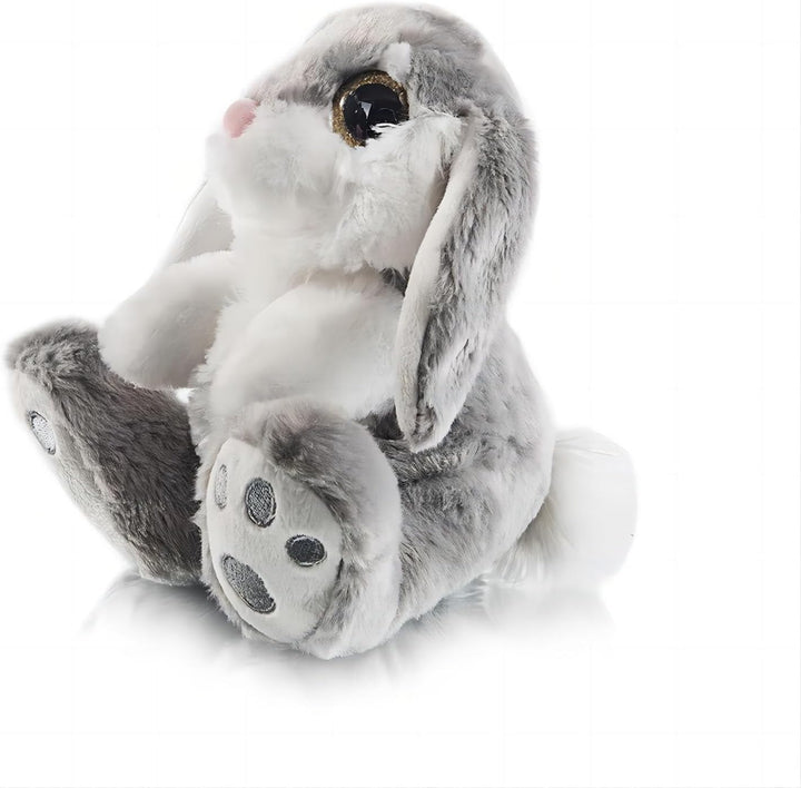 My OLi Osterhase Kuscheltier Hase 20cm Plüsch Hase Stofftier Kuscheltiere Schlappohren Sitzend Kusch
