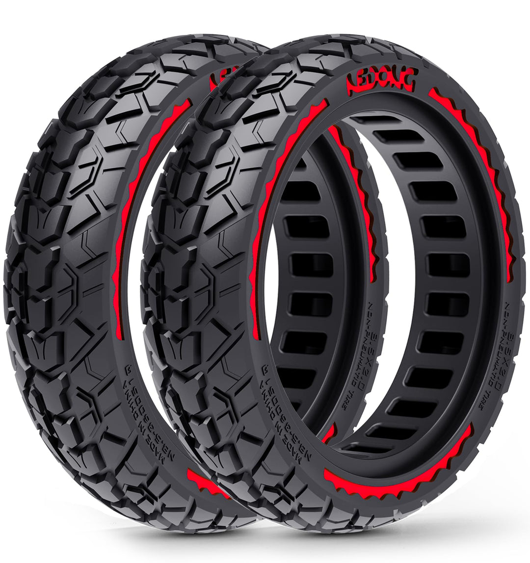 BABEJIA 2PCS E Scooter Reifen 50/75-6.1 Tubeless, Werten Sie Ihr Scooter auf mit Reifen 8 1/2 x2, Vo
