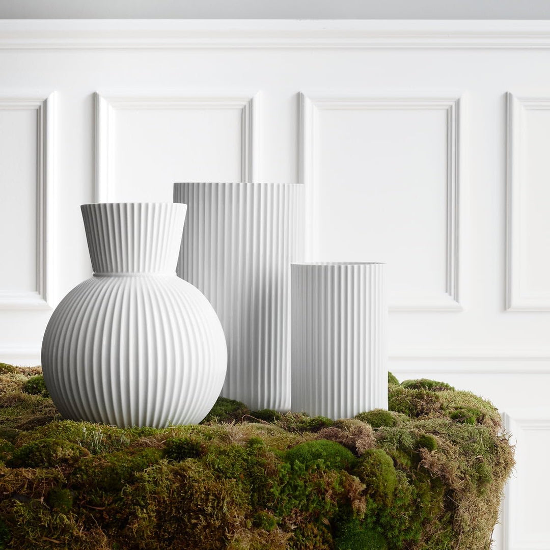 Lyngby Porcelæn Vase H12.5 cm Lyngby Designklassiker Zeitloses Design, Weiss H12,5 cm Weiss, H12,5 c