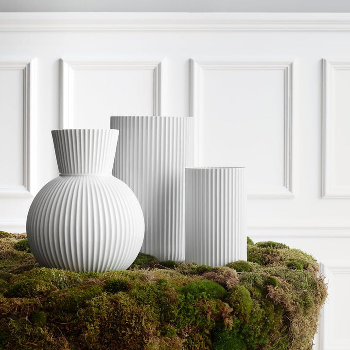 Lyngby Porcelæn Vase H12.5 cm Lyngby Designklassiker Zeitloses Design, Weiss H12,5 cm Weiss, H12,5 c
