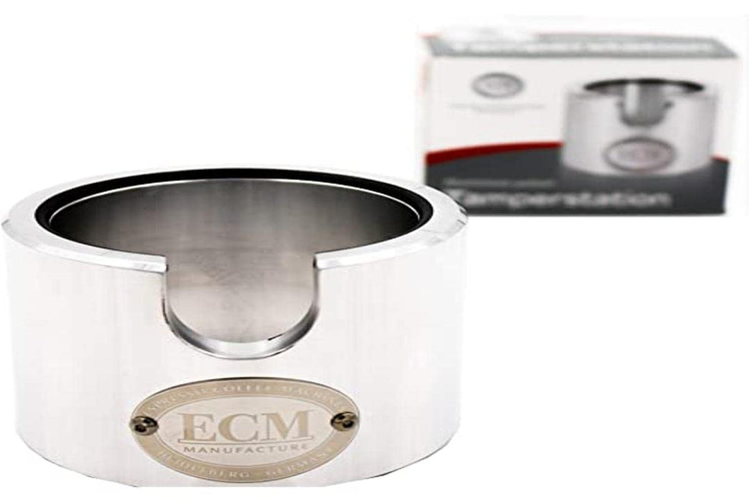 ECM 89420 Tamperstation Aluminium poliert, Silber