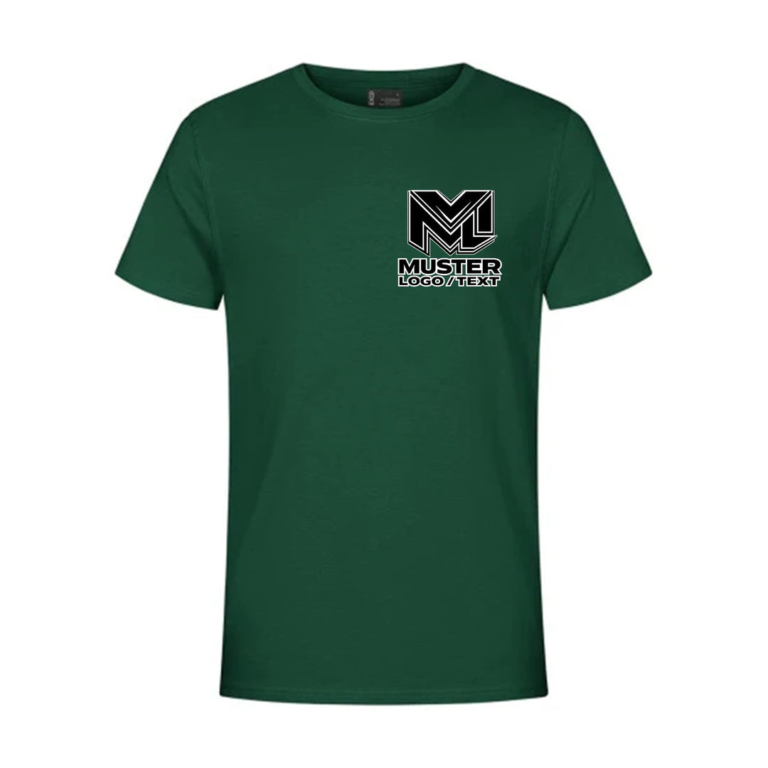 Herren Strapazierfähiges Workwear T-Shirt personalisierbar mit Logo oder Text | 60% Baumwolle 40% Po