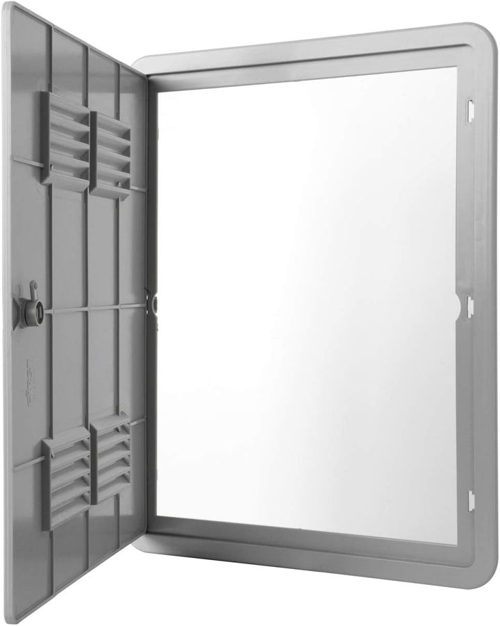 Die Belüftung sig3040g-y Revisionsklappe Gas aus ABS, grau, 335 x 435 mm Grau 335 x 435 mm Einbau-GA