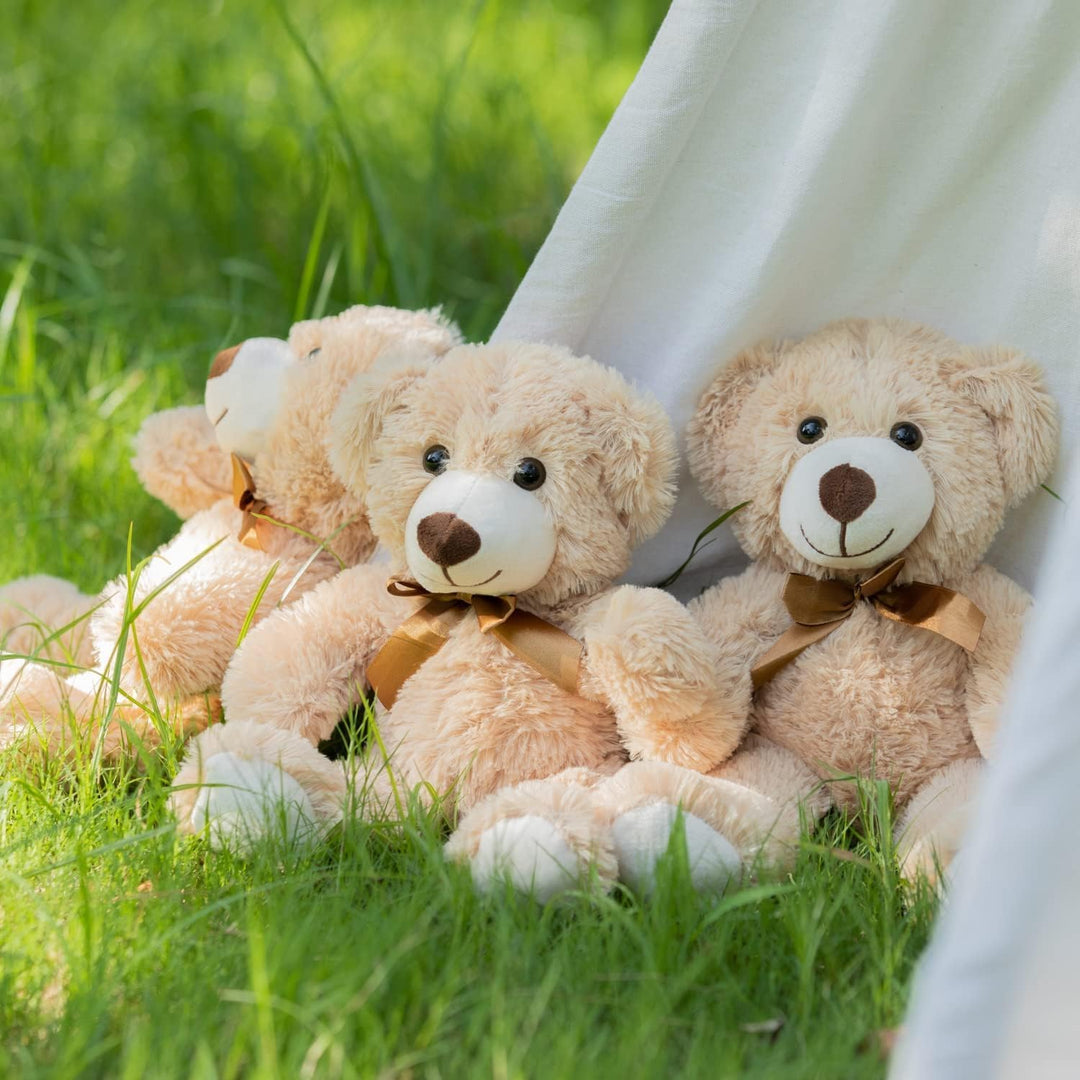 Teddybär gefülltes Tier Plüschtier Geschenk für Kind Freundin, 13.5 Zoll gefüllte Bären für Weihnach