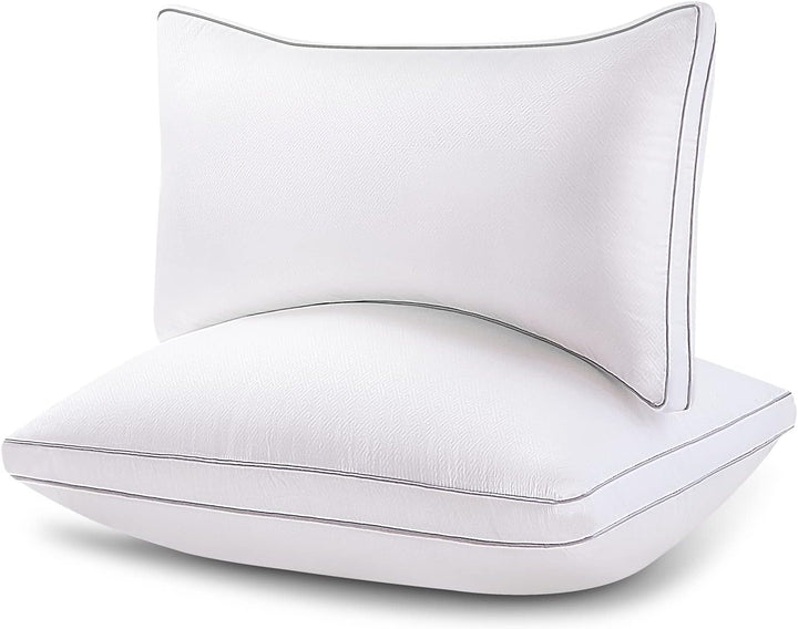 Hotel Kissen 40 x 80 2er Set-Pillows for Sleeping-Kopfkissen 40x80-Down Alternative Mikrofaser Nacke