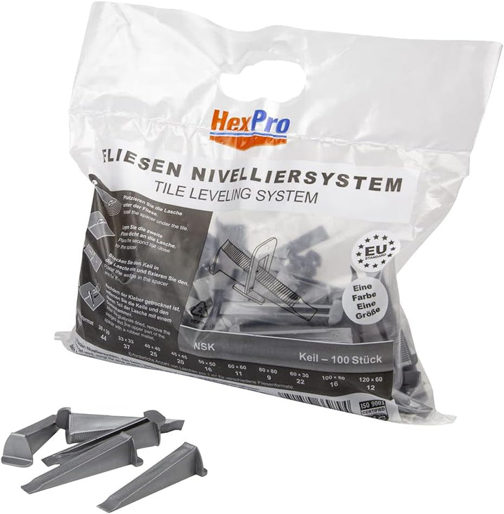 Fliesen Nivelliersystem 1mm 1,5mm 2mm Laschen, Fliesenstärke bis 15mm Fliesenkeile, Verlegehilfe Set