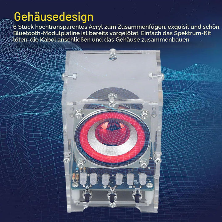Garosa DIY Bluetooth-Lautsprecher-Kit für Lötprojekte, Mini-Elektronik-Verstärker, Heim-Stereo-Quali