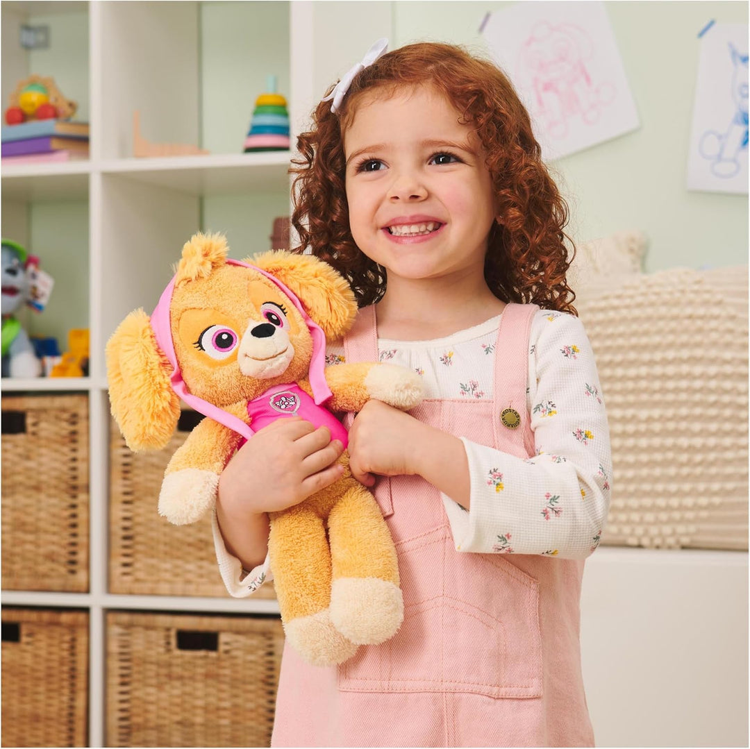 GUND PAW Patrol Schlenkerplüsch Skye, 30 cm - hochwertiges Plüschtier aus weichem Velours-Frottee mi