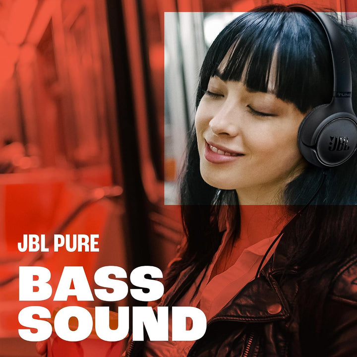 JBL Tune 530 Comfort-Fit Wired On Ear Kopfhörer mit Mikrofon, JBL Reiner Bass-Sound, EQ-Voreinstellu