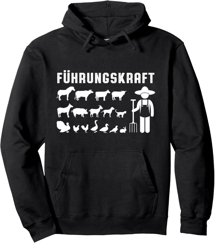 Führungskraft Tierhaltung Bauer Landwirt Bauernhof Geschenk Pullover Hoodie