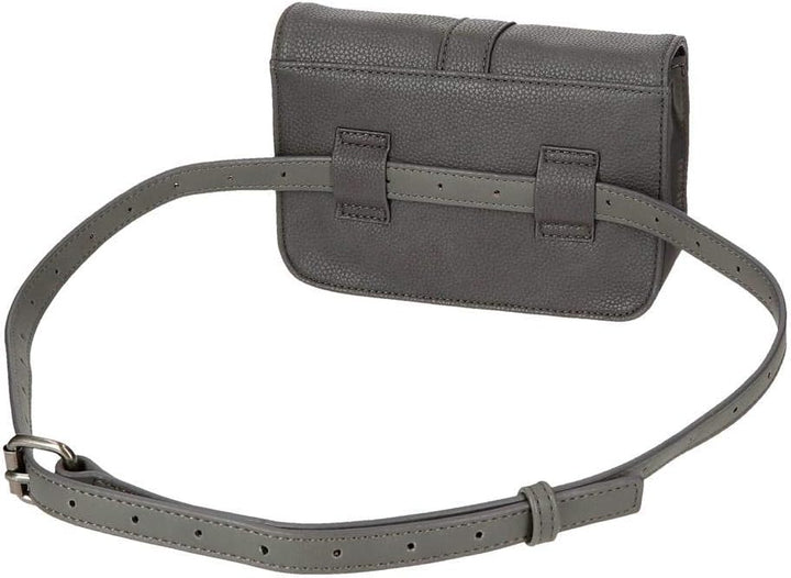 Pepe Jeans Ann Gürteltasche Grau 18x12x5 cms Polyester Grau Gürteltasche, Grau Gürteltasche