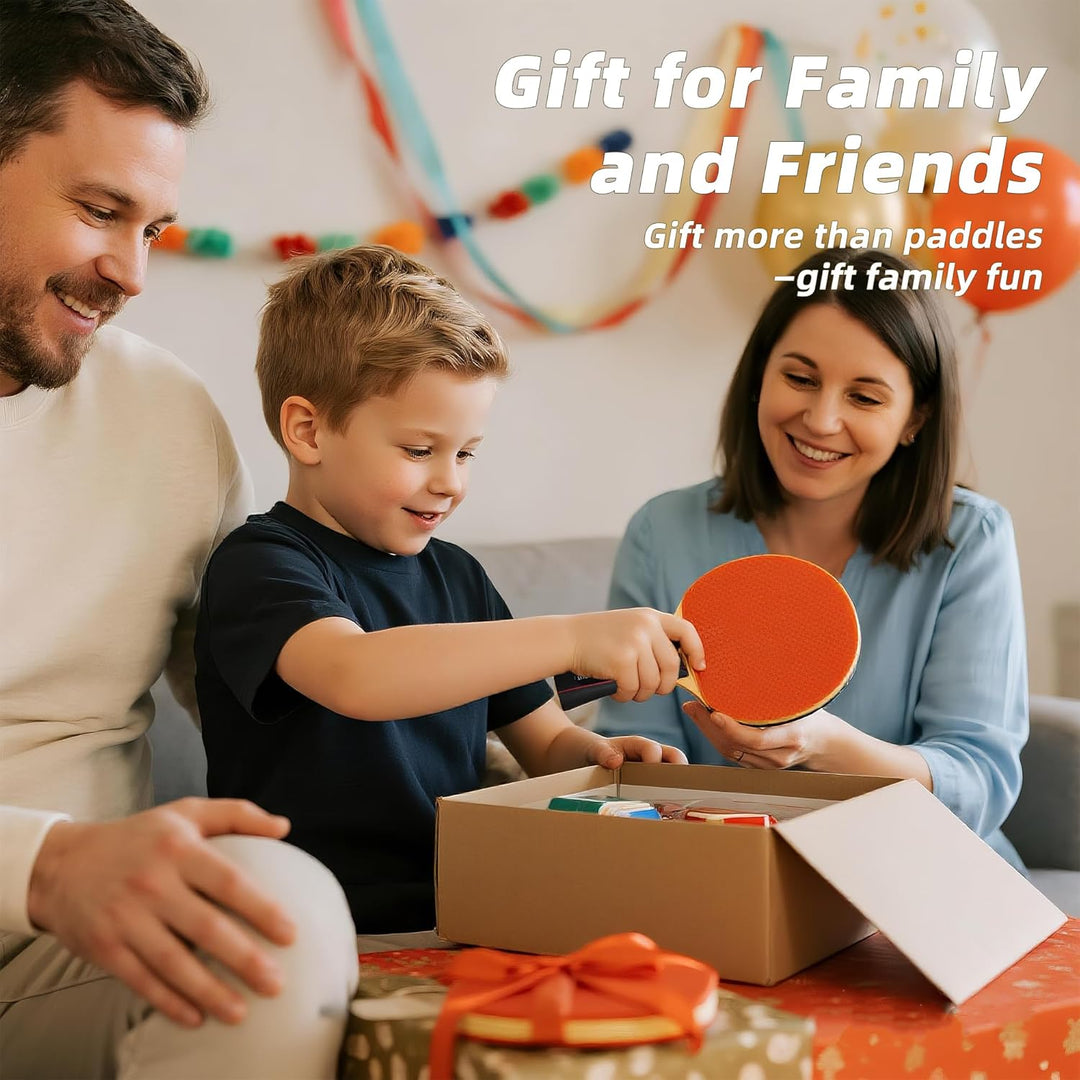 Tischtennisschläger Set, Profi Tischtennis-Schläger mit Tischtennisbälle Tischtennis Schläger Set mi