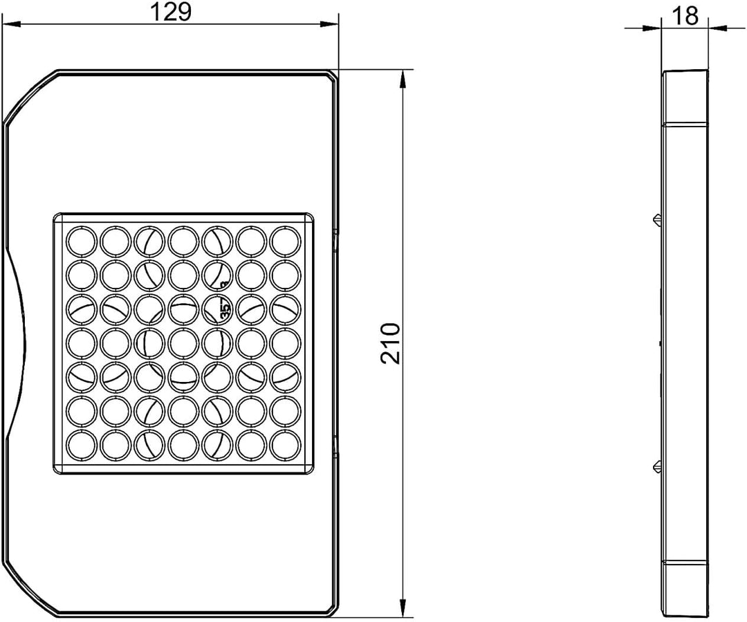 Bio-Deckel 8012497 hellgrau für 7,5 Eimer Liter der COX BASE Abfallsorter/Biodeckel