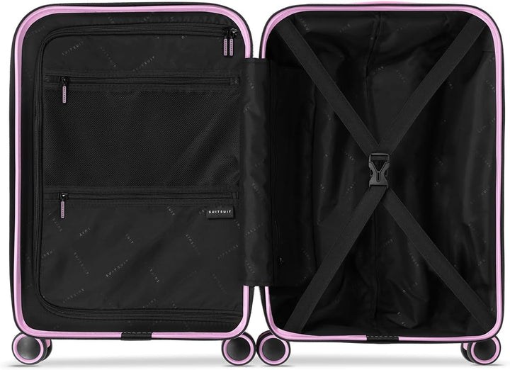 SUITSUIT Handgepäck Koffer mit 4 Rollen 55 x 35 x 20 cm - Hartschalen Kabinentrolley mit TSA-Schloss