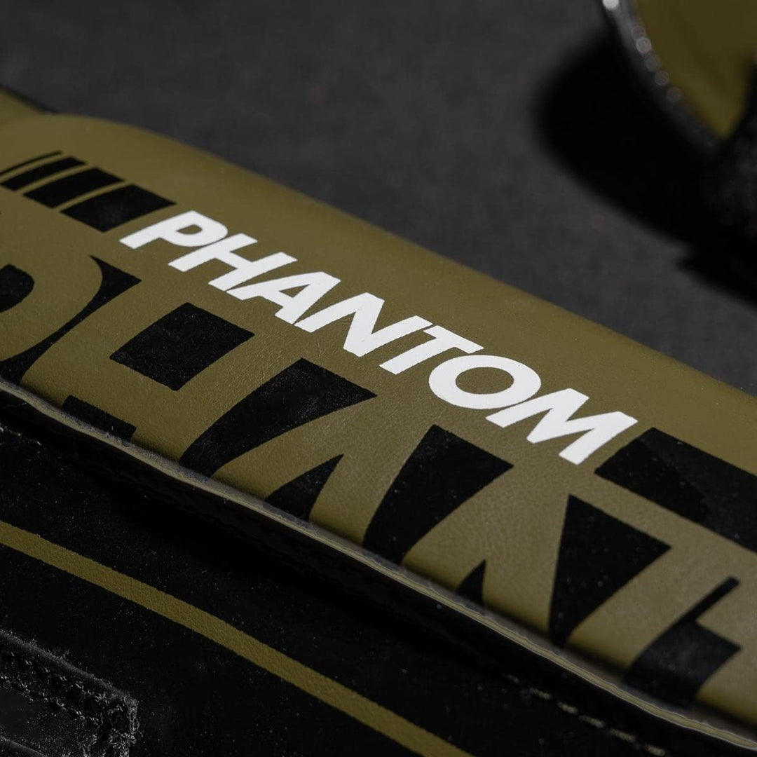 Phantom Schienbeinschoner mit Spannschutz, Kampfsport, MMA, Kickboxen, Muay Thai APEX Hybrid - Army